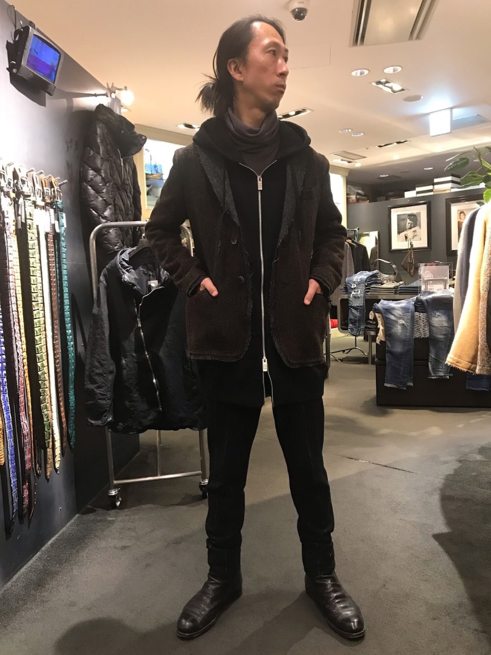 BACKLASH RAWLIFE別注 カモ柄 ディアスキン ダウンジャケット BACKLASH