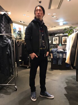 おかださん（メンズ・175cm）の冬コーディネート