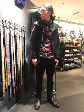 おかださん（メンズ・175cm）の冬コーディネート