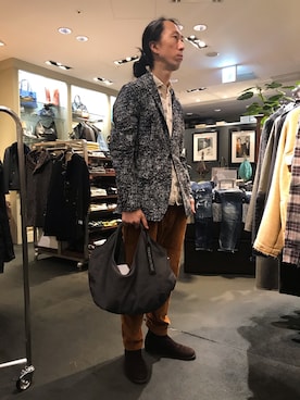 おかださん（メンズ・175cm）の冬コーディネート