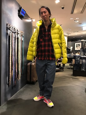 おかださん（メンズ・175cm）の冬コーディネート