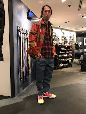 おかださん（メンズ・175cm）の冬コーディネート