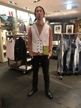 おかださん（メンズ・175cm）の春コーディネート