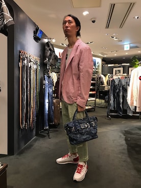 おかださん（メンズ・175cm）の夏コーディネート