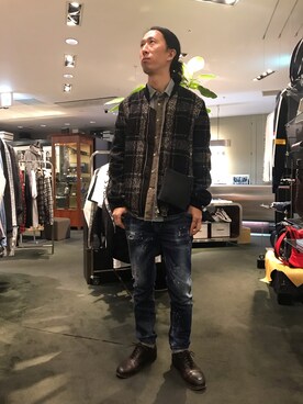 おかださん（メンズ・175cm）の秋コーディネート