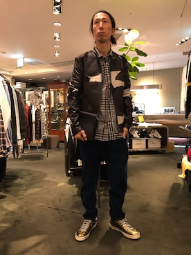 おかださん（メンズ・175cm）の秋コーディネート