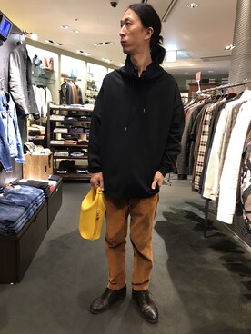 「otoaa（オトアー）のアイテム」を使った、おかださん（メンズ・175cm）の冬コーディネート