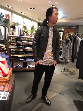 おかださん（メンズ・175cm）の冬コーディネート