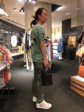 「birdog（バードック）のアイテム」を使った、おかださん（メンズ・175cm）の春コーディネート