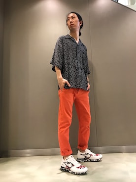 おかださん(メンズ・175cm)の夏コーディネート