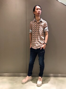 おかださん（メンズ・175cm）の夏コーディネート