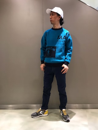 MARK&LONA マークアンドロナ キャップ 帽子 サンバイザー グレー