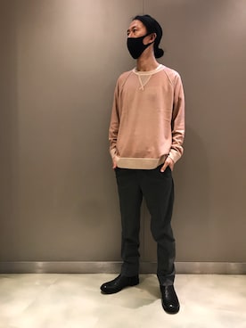 「CROSSLEY（クロスリー）のアイテム」を使った、おかださん（メンズ・175cm）の秋コーディネート