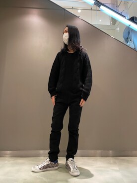 「1PIU1UGUALE3  RELAX （ウノピゥウノウグァーレトレ リラックス）のアイテム（トップス）」を使った、おかださん（メンズ・175cm）の冬コーディネート