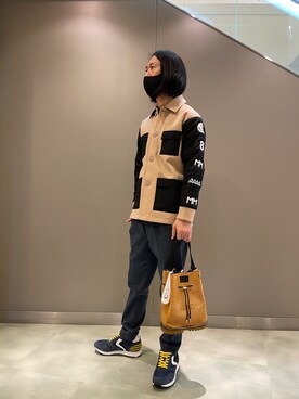 おかださん(メンズ・175cm)の冬コーディネート
