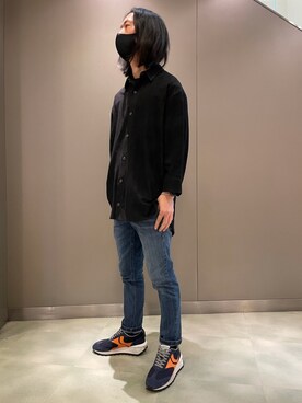 「ISAMU KATAYAMA BACKLASH（イサムカタヤマバックラッシュ）のアイテム（ブルゾン）」を使った、おかださん（メンズ・175cm）の冬コーディネート
