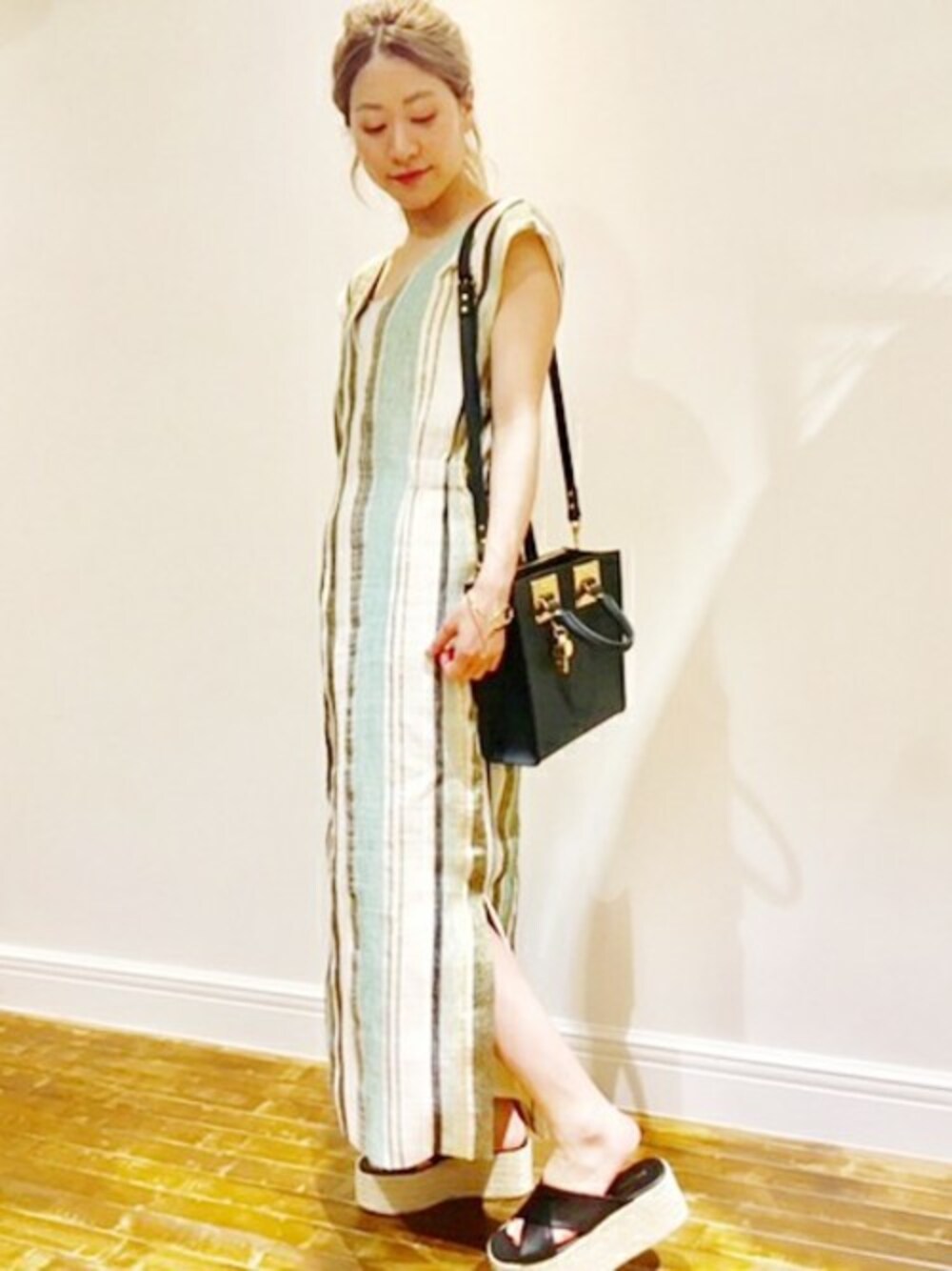 JOURNAL STANDARD L'ESSAGE ボーダーワンピース マンテコ JOURNAL STANDARD L'ESSAGE ボーダーワンピース マンテコ - メルカリ
