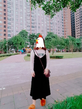 「FENNEC（フェネック）のアイテム」を使った、Kelly Linさん（レディース・155cm）の冬コーディネート