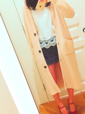 ゆうちゃんさん(レディース・173cm)の冬コーディネート