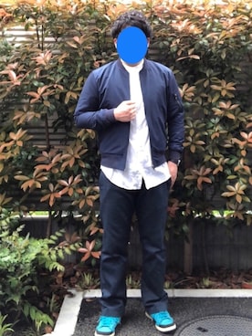 かいちょーさん（メンズ・183cm）の春コーディネート