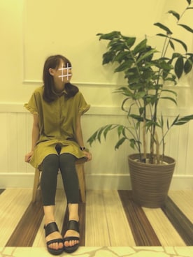 「rps（アールピーエス）のアイテム（レッグウェア）」を使った、み つ きさん（レディース・157cm）の夏コーディネート