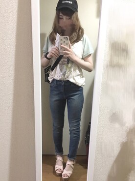 Mii◎さん（レディース・154cm）の夏コーディネート