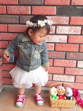 えみりん🎀さん(キッズ・70cm)の春コーディネート