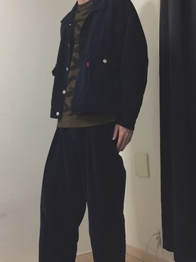 「neonsign」｜「アイテム（ブルゾン）」を使った、TSUNOさん（メンズ・178cm）の冬コーディネート
