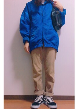 「Rodeo Crowns（ロデオクラウンズ）のアイテム（その他アウター）」を使った、amiさん（レディース・156cm）の冬コーディネート