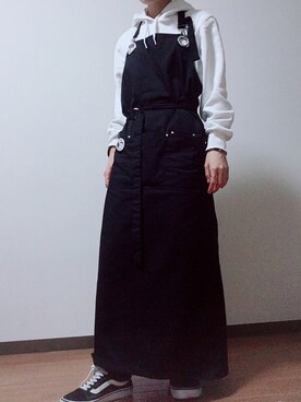 「ストリート服が好き」｜「アイテム（オールインワン・サロペット）」を使った、amiさん（レディース・156cm）の秋コーディネート
