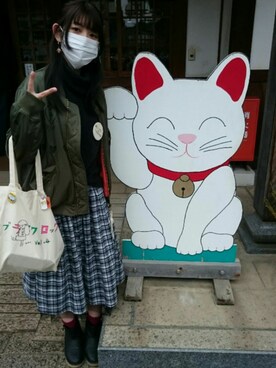 「aiko」｜「アイテム（ジャケット/アウター）」を使った、rinaakoさん（レディース・162cm）の冬コーディネート