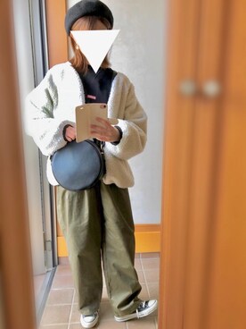「SpRay（スプレイ）のアイテム（ブルゾン）」を使った、TOMOさん（レディース・153cm）の冬コーディネート