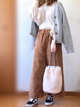 「MILLE REVE（ミルレブ）のアイテム」を使った、TOMOさん（レディース・153cm）の秋コーディネート