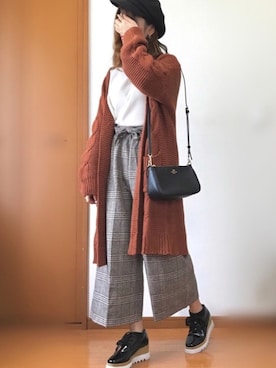 TOMOさん（レディース・153cm）の秋コーディネート