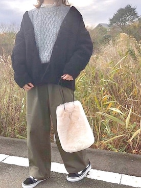 TOMOさん（レディース・153cm）の冬コーディネート