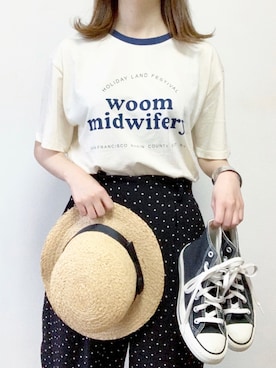 「ヴァニーユー」｜TOMOさん（レディース・155cm）の夏コーディネート