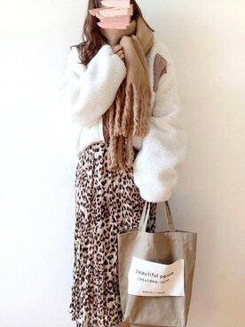 TOMOさん（レディース・154cm）の冬コーディネート