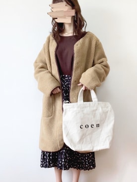 TOMOさん（レディース・154cm）の冬コーディネート