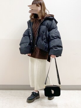 TOMOさん（レディース・154cm）の冬コーディネート