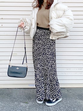 TOMOさん（レディース・154cm）の冬コーディネート