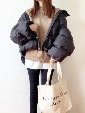 TOMOさん（レディース・154cm）の冬コーディネート