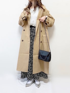 「DHOLIC（ディーホリック）のアイテム」を使った、TOMOさん（レディース・154cm）の冬コーディネート