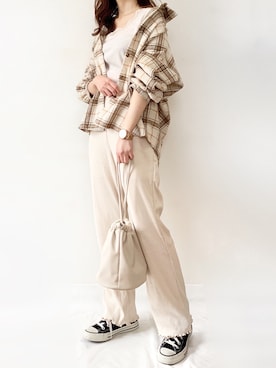 TOMOさん(レディース・154cm)の春コーディネート