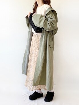 TOMOさん（レディース・154cm）の春コーディネート