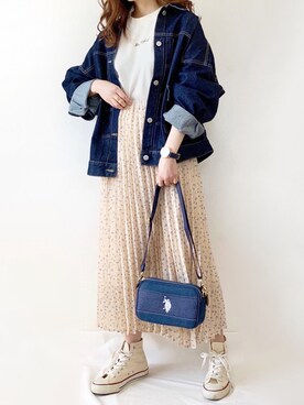 TOMOさん（レディース・154cm）の春コーディネート