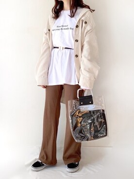 TOMOさん（レディース・154cm）の春コーディネート