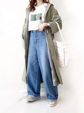 TOMOさん(レディース・154cm)の春コーディネート