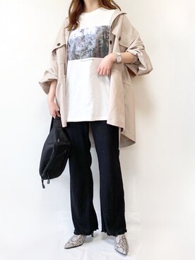 TOMOさん（レディース・154cm）の春コーディネート