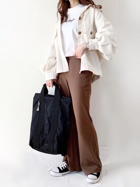 TOMOさん（レディース・154cm）の春コーディネート