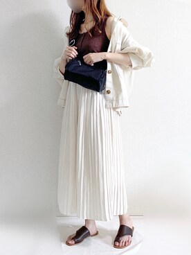 TOMOさん（レディース・154cm）の春コーディネート